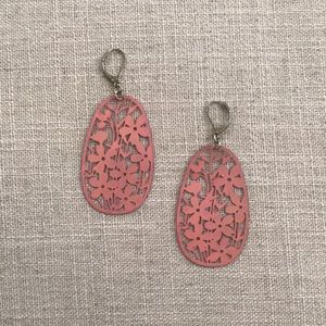 Coral earrings